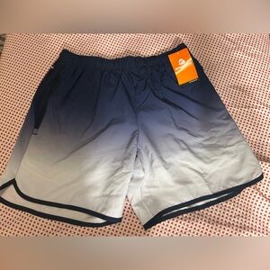 Sporteam mens gradient swim trunks in navy blue & white.medium
Waist-flat-14.5”